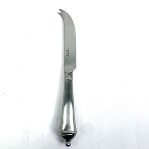 Juliska Berry & Thread Cheese Knife Silver Stainless Steel Pewter Handle